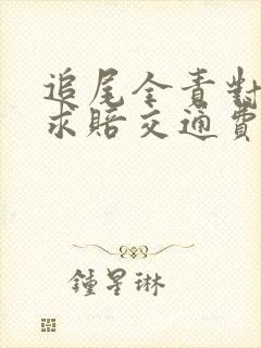 追尾全责对方要求赔交通费