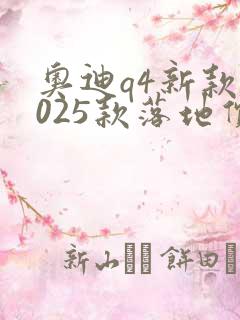 奥迪q4新款2025款落地价