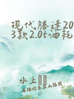 现代胜达2013款2.0t油耗