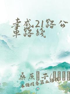 孝感21路公交车路线