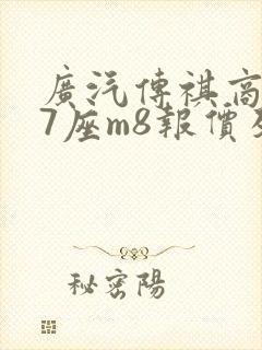 广汽传祺商务车7座m8报价及图片