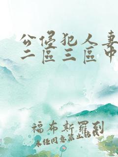 公侵犯人妻一区二区三区中文字幕