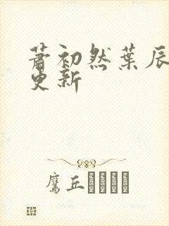 萧初然叶辰最快更新