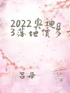 2022奥迪q3落地价多少钱 2022奥迪q3落地价多少钱
