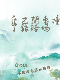 自己开车撞受伤了能赔吗 自己开车撞受伤了能赔吗