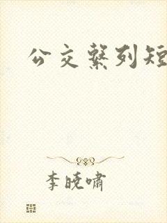 公交系列短篇