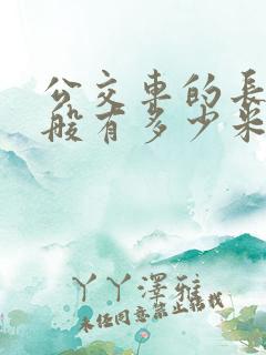 公交车的长度一般有多少米 公交车的长度一般有多少米