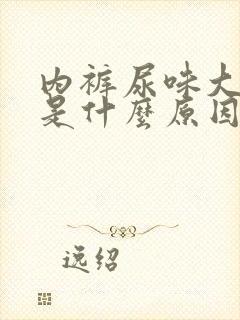 内裤尿味大难闻是什么原因