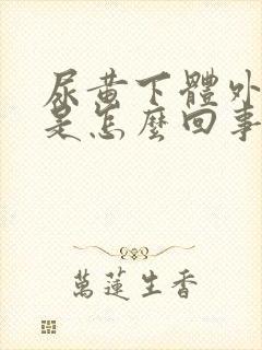 尿黄下体外部痒是怎么回事