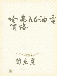 哈弗h6油电混价格
