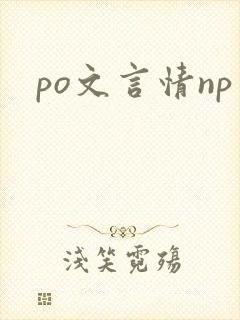 po文言情np