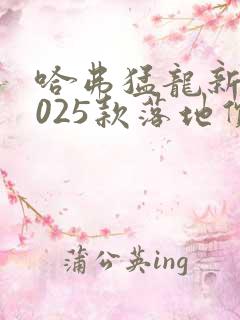 哈弗猛龙新款2025款落地价
