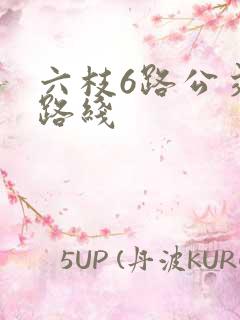 六枝6路公交车路线