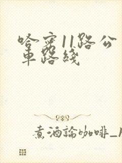 哈密11路公交车路线