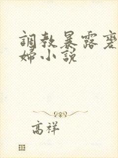 调教暴露变态艳妇小说