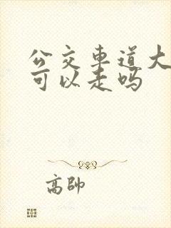 公交车道大巴车可以走吗