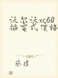 沃尔沃xc60插电式价格多少钱