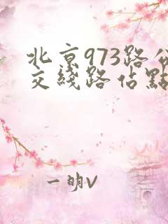 北京973路公交线路站点 北京973路公交线路站点
