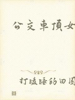 公交车顶女人