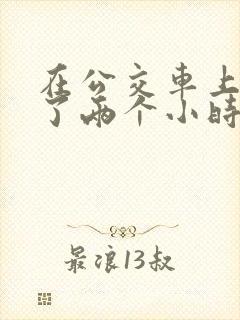 在公交车上被c了两个小时的小说