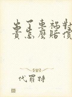 出了车祸对方全责怎么赔偿