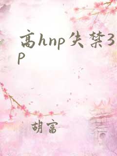 高hnp失禁3p