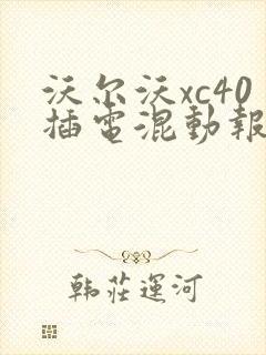 沃尔沃xc40插电混动报价