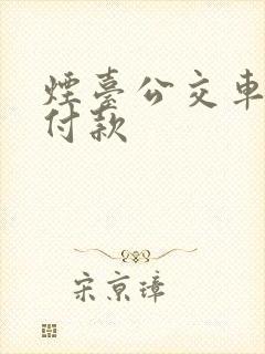 烟台公交车怎么付款