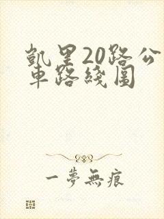 凯里20路公交车路线图