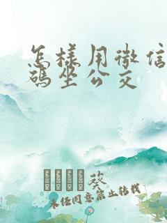 怎样用微信乘车码坐公交