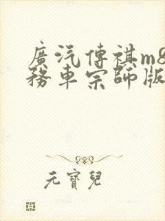 广汽传祺m8商务车宗师版 广汽传祺m8商务车宗师版