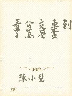 看公交车到哪里了怎么查