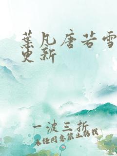 叶凡唐若雪更快更新