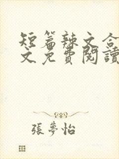 短篇辣文合集全文免费阅读