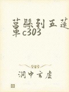 莒县到五莲公交车c303