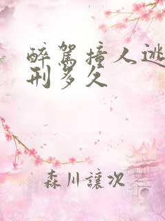 醉驾撞人逃逸判刑多久