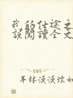 我的仕途之路小说阅读全文