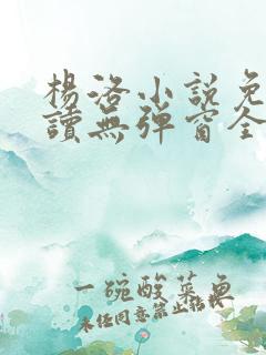 杨洛小说免费阅读无弹窗全文