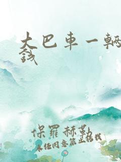 大巴车一辆多少钱