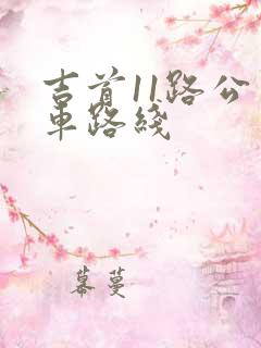 吉首11路公交车路线