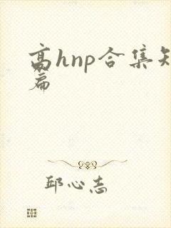 高hnp合集短篇