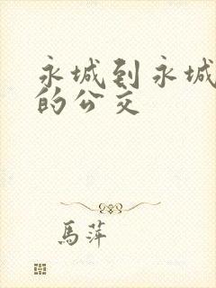 永城到永城北站的公交 永城到永城北站的公交