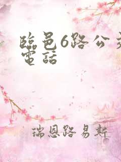 临邑6路公交车电话