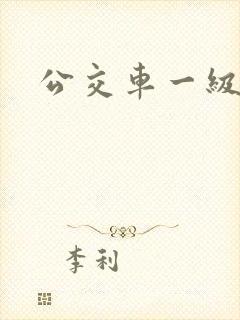 公交车一级片