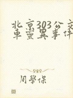 北京303公交车灵异事件