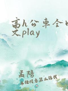 高h公车全肉污文play