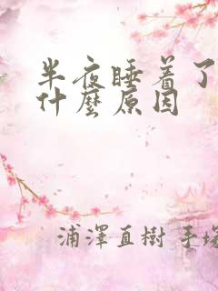 半夜睡着了漏尿什么原因