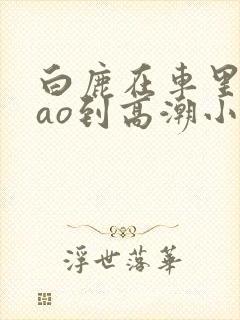 白鹿在车里被cao到高潮小说