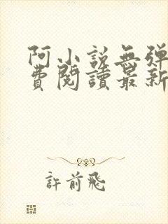 阿小说无弹窗免费阅读最新章节列表