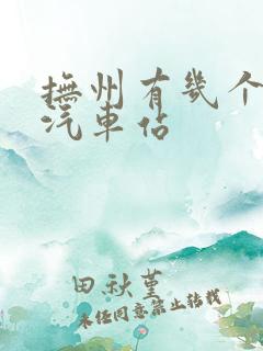 抚州有几个长途汽车站